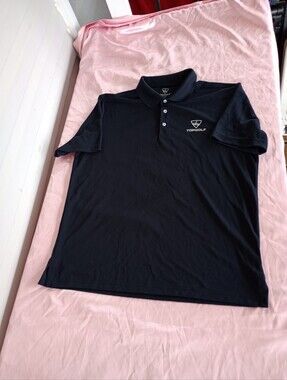 Top Golf Men's XLarge Black Polo Shirt